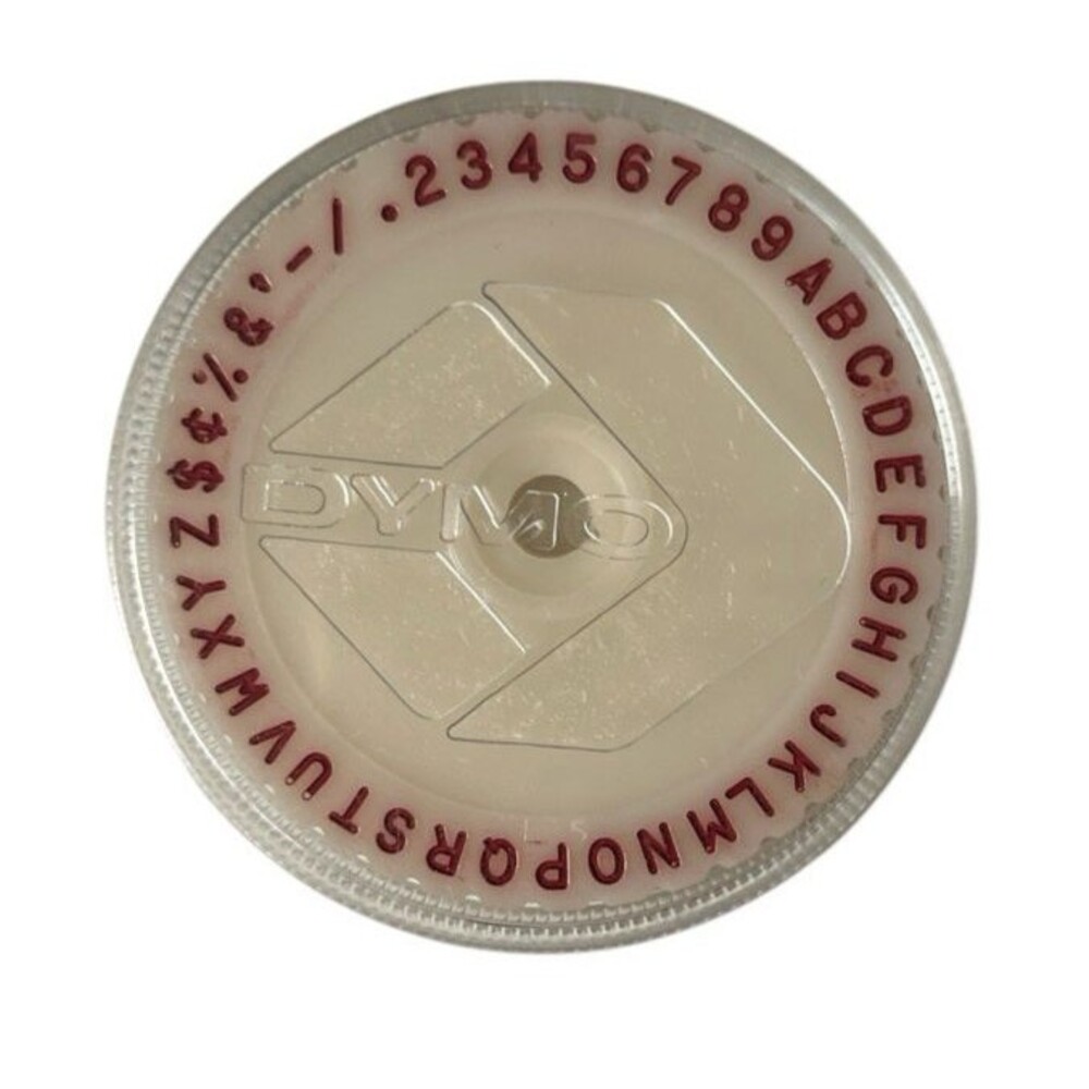 Dymo M-20 Vertical Font Character Wheel Replacement Label Embosser Maker 2-1/2"